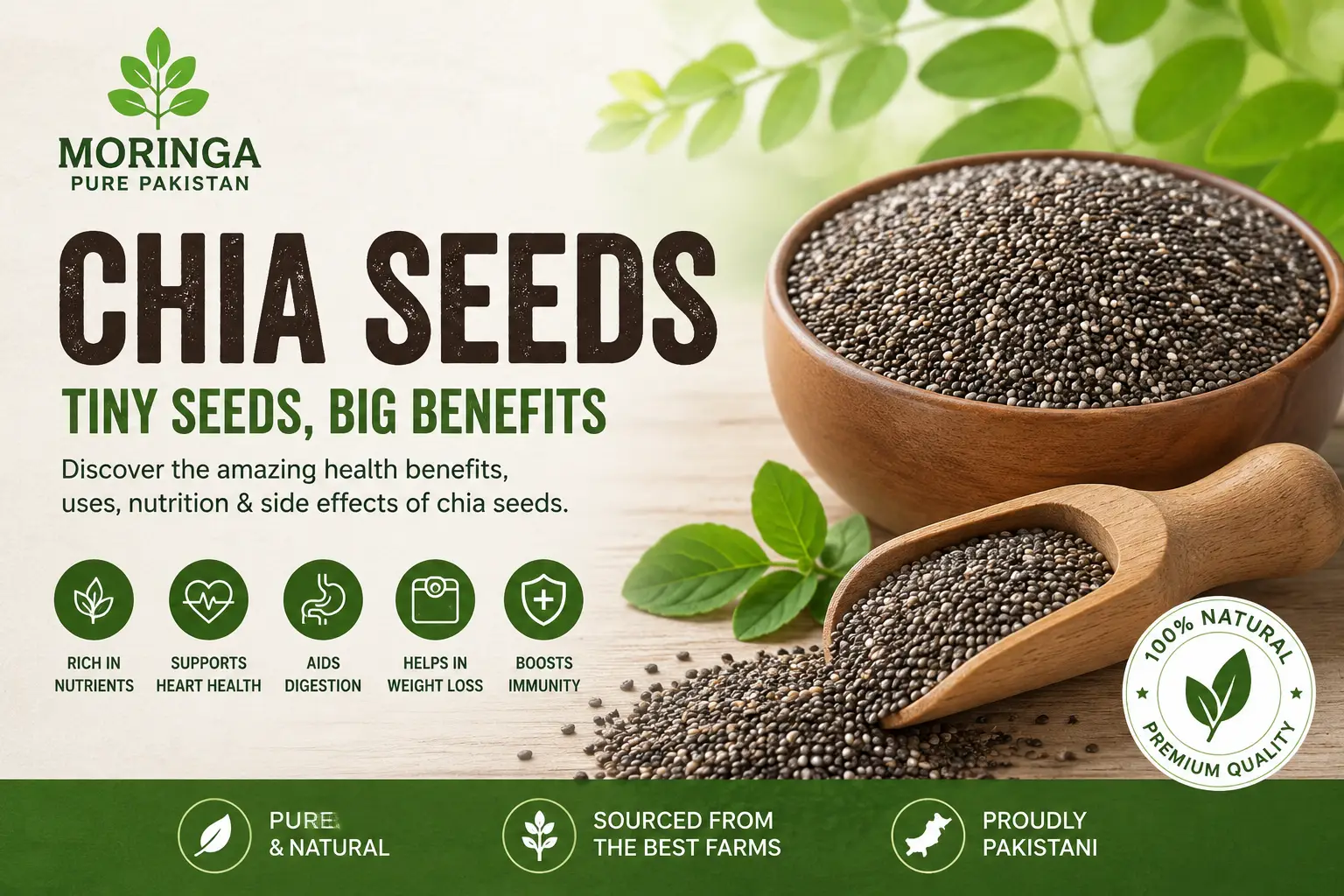 Is Daraz.pk is shipping Genuine Chia Seeds in Pakistan?